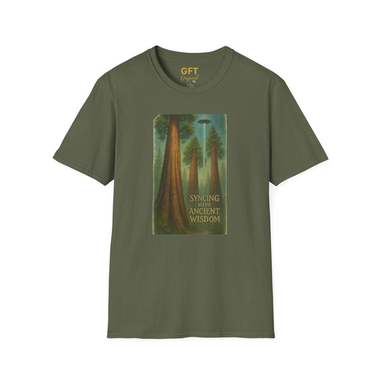 Syncing With Ancient Wisdom - Trees - T-Shirt