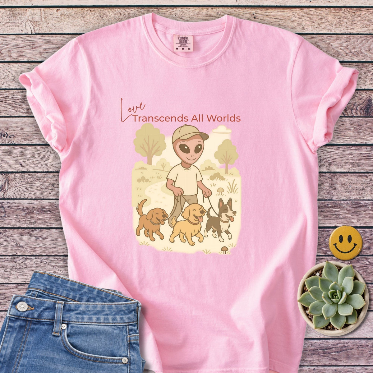 Love Transcends T-Shirt in Blossom