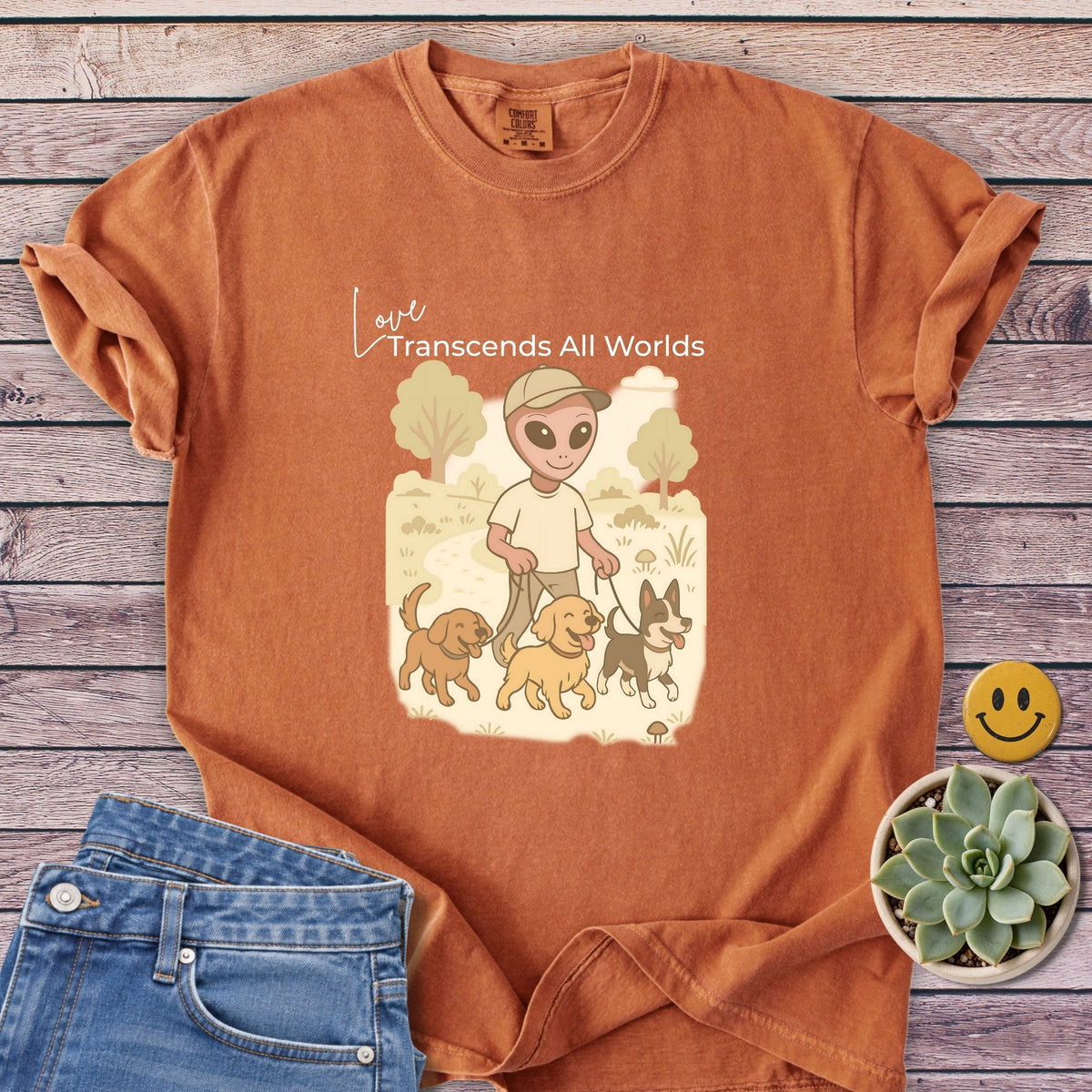 Love Transcends T-Shirt in Yam
