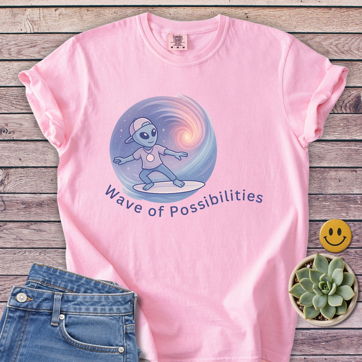 Possibilities Wave T-Shirt in Blossom