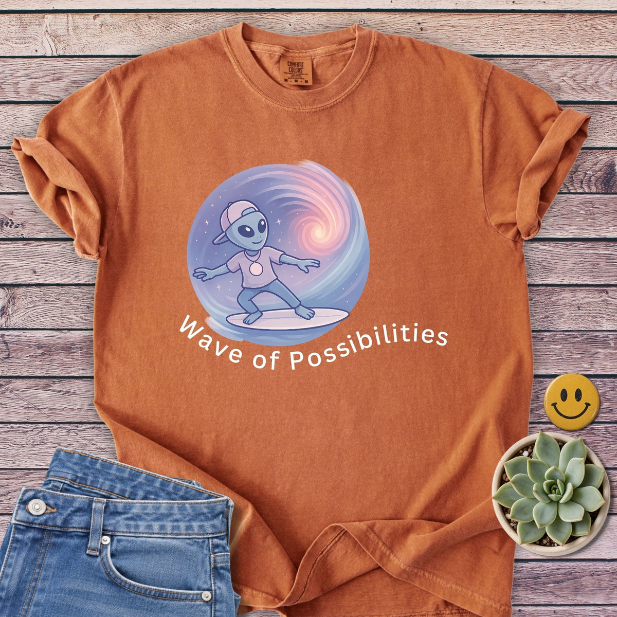 Possibilities Wave T-Shirt in Yam