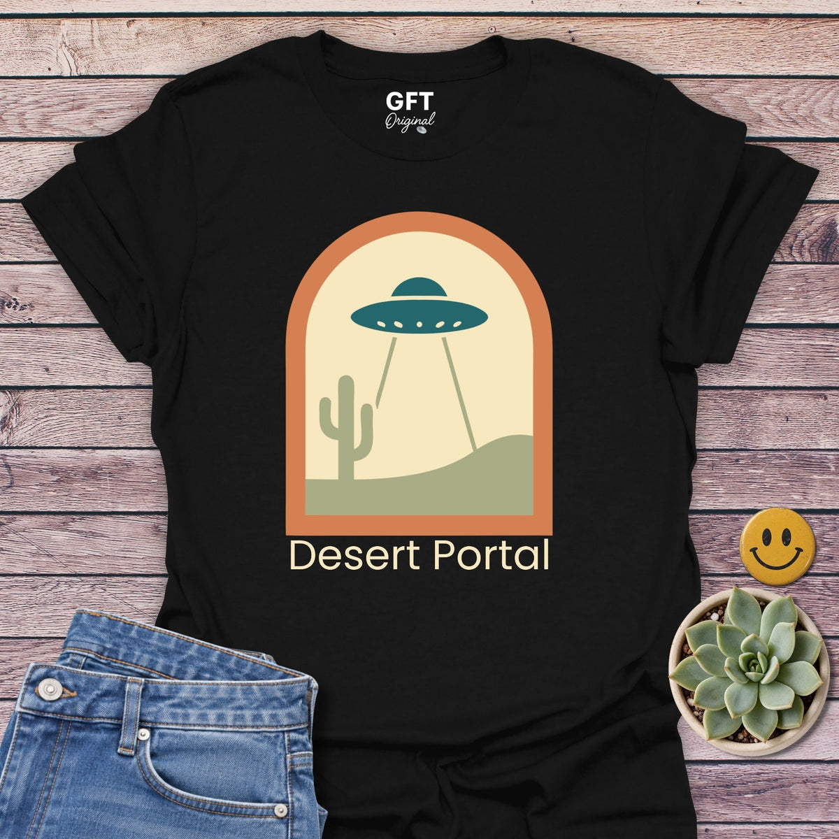 Desert Portal Classic Tee in Black
