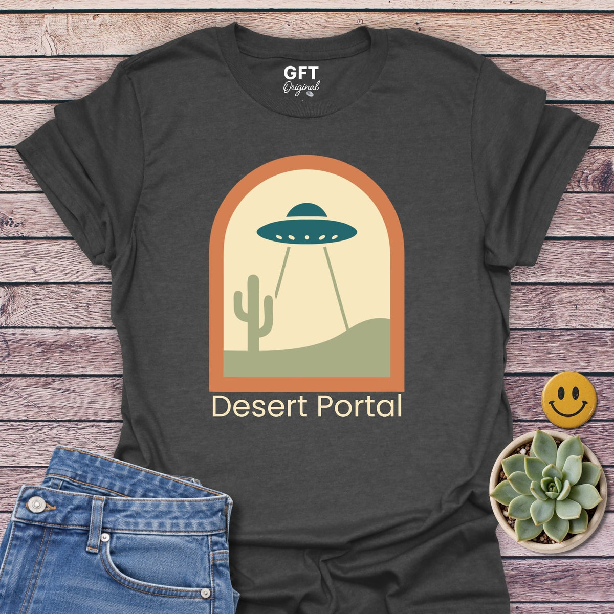 Desert Portal Classic Tee in Dark Heather