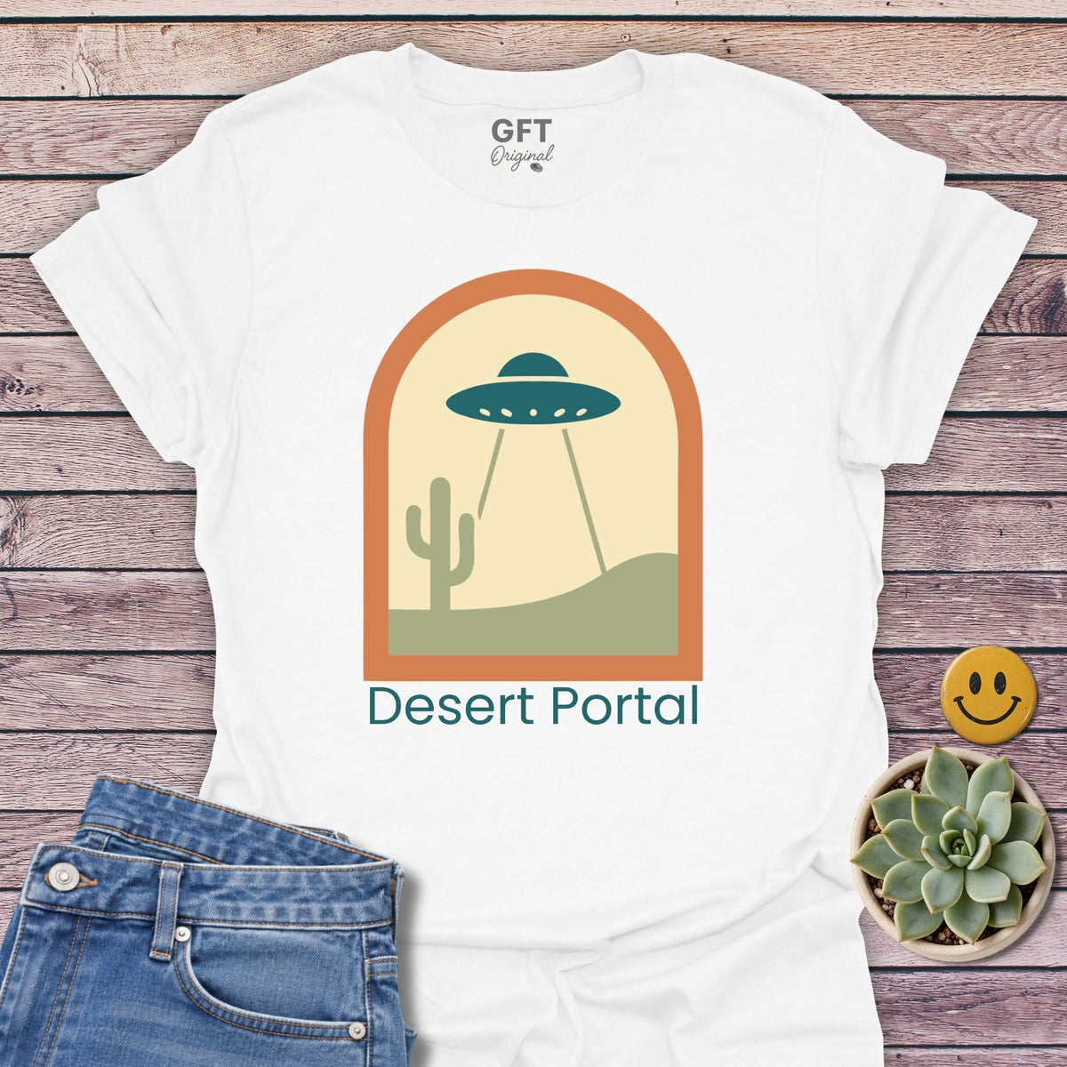 Desert Portal Classic Tee in White