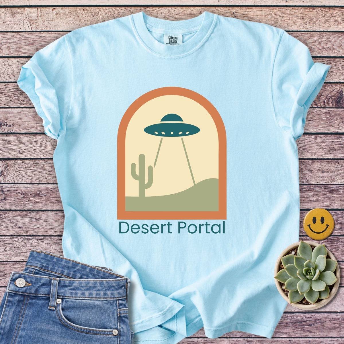 Desert Portal T-Shirt in Chambray