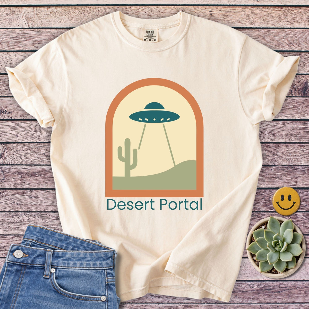 Desert Portal T-Shirt in Ivory