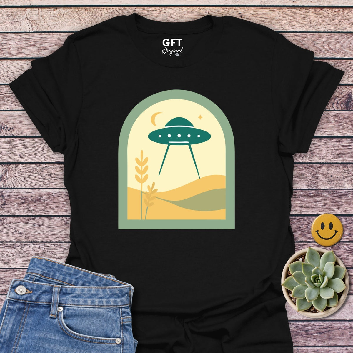 Rolling Hills Portal T-Shirt in Black