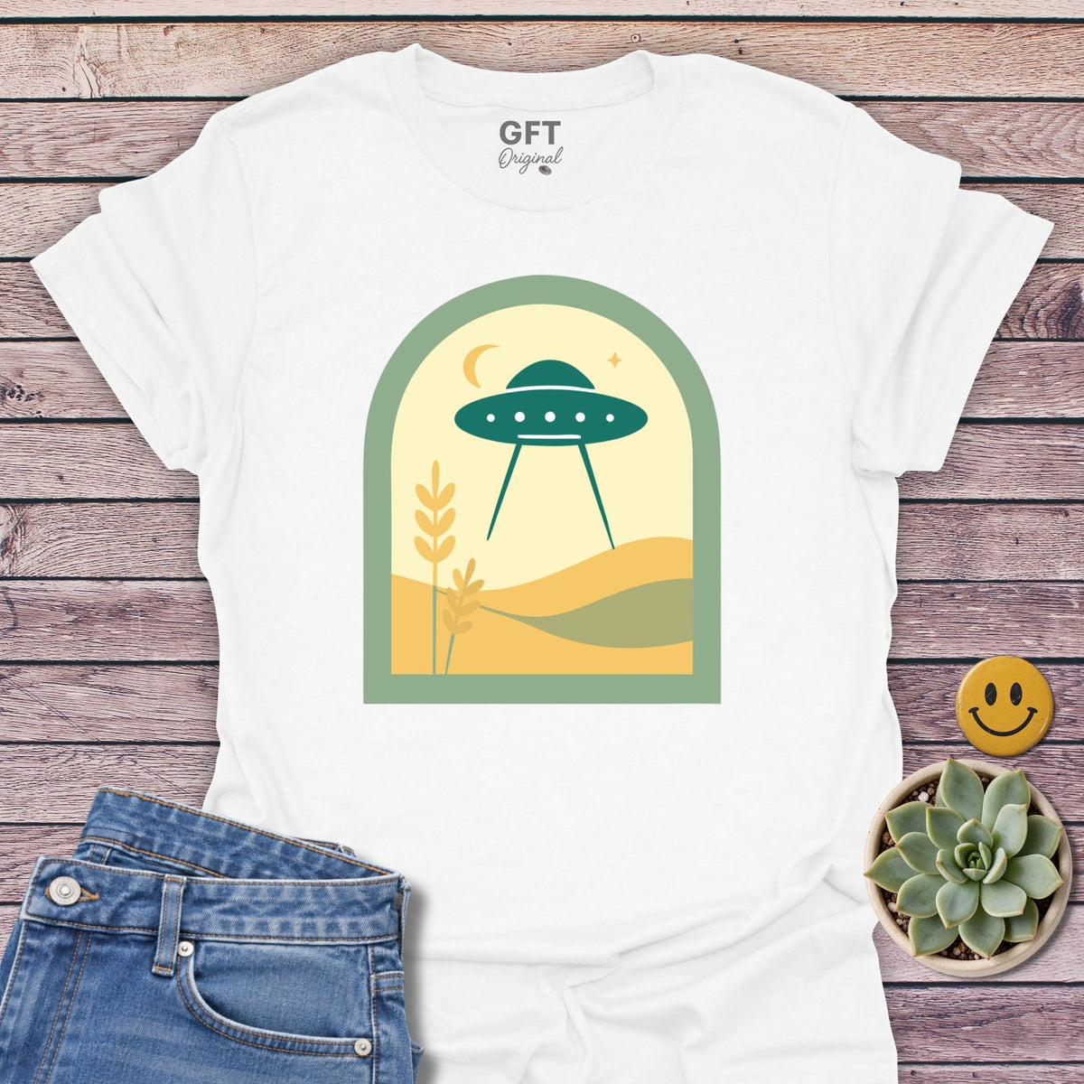 Rolling Hills Portal T-Shirt in White
