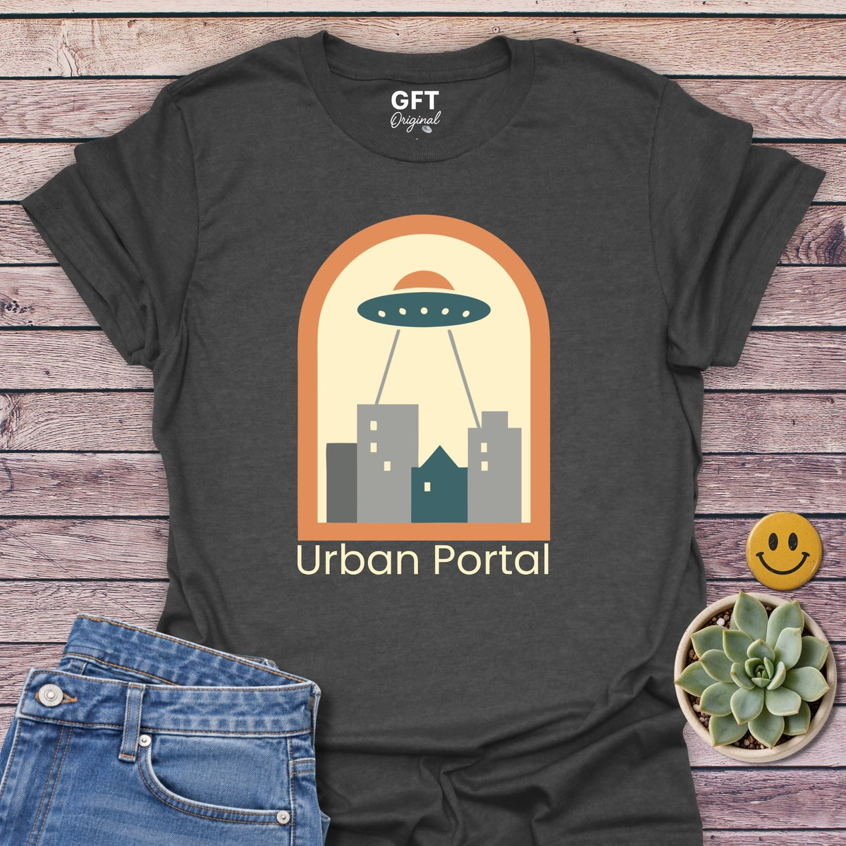Urban Portal Classic Tee in Dark Heather