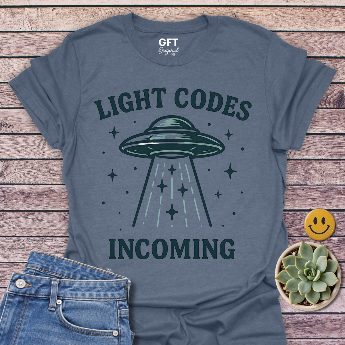 Light Codes Incoming - T-Shirt