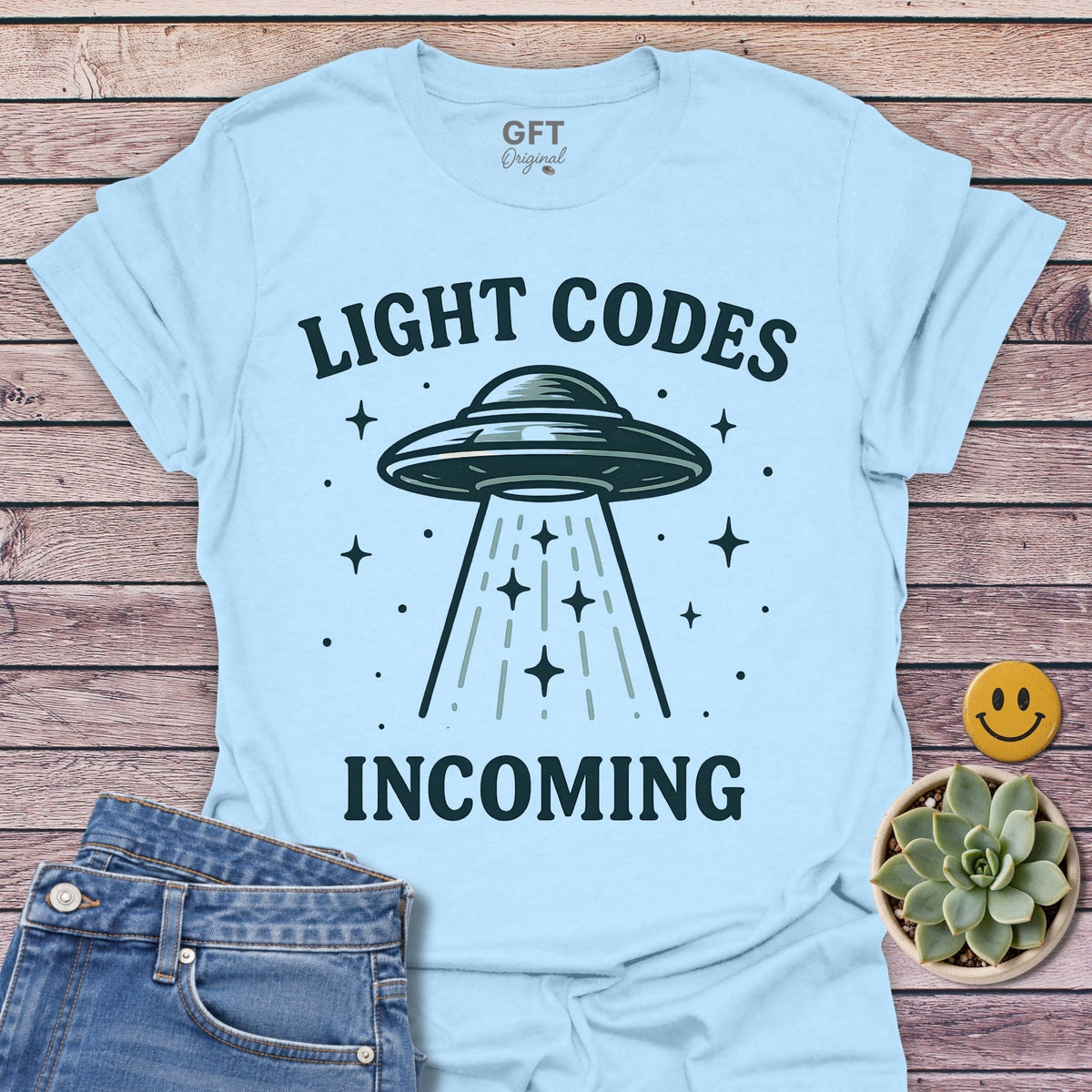 Light Codes Incoming - T-Shirt