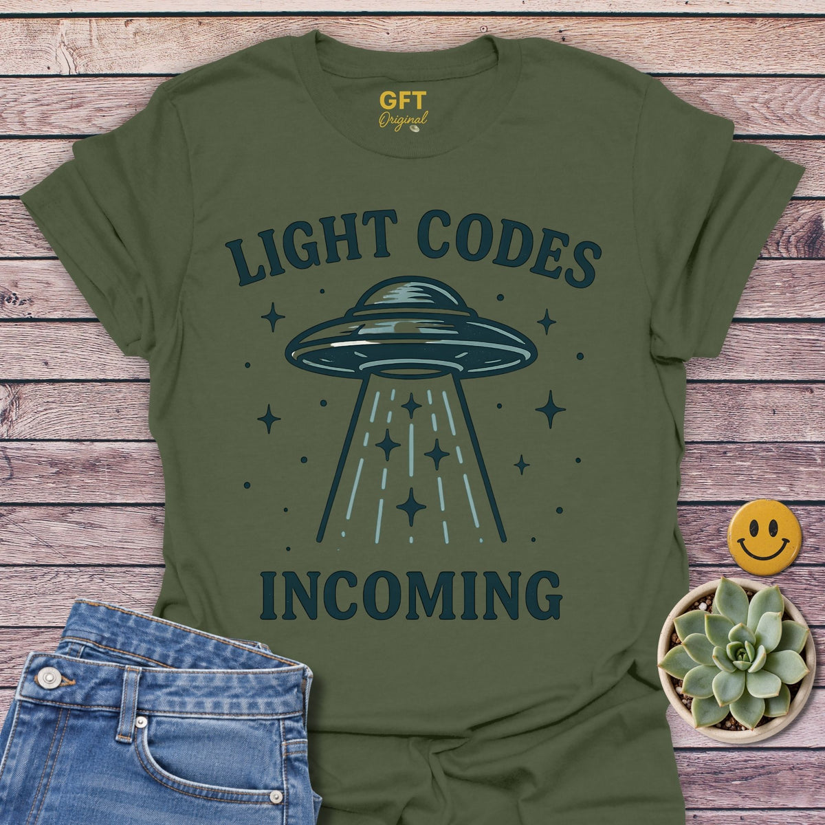 Light Codes Incoming - T-Shirt