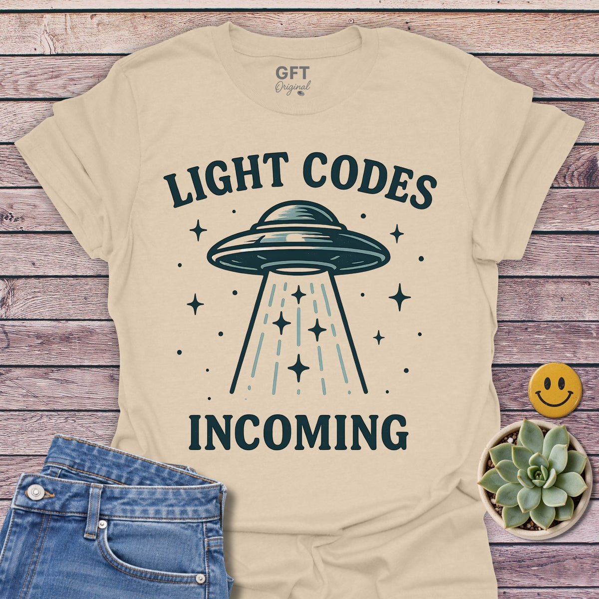 Light Codes Incoming - T-Shirt
