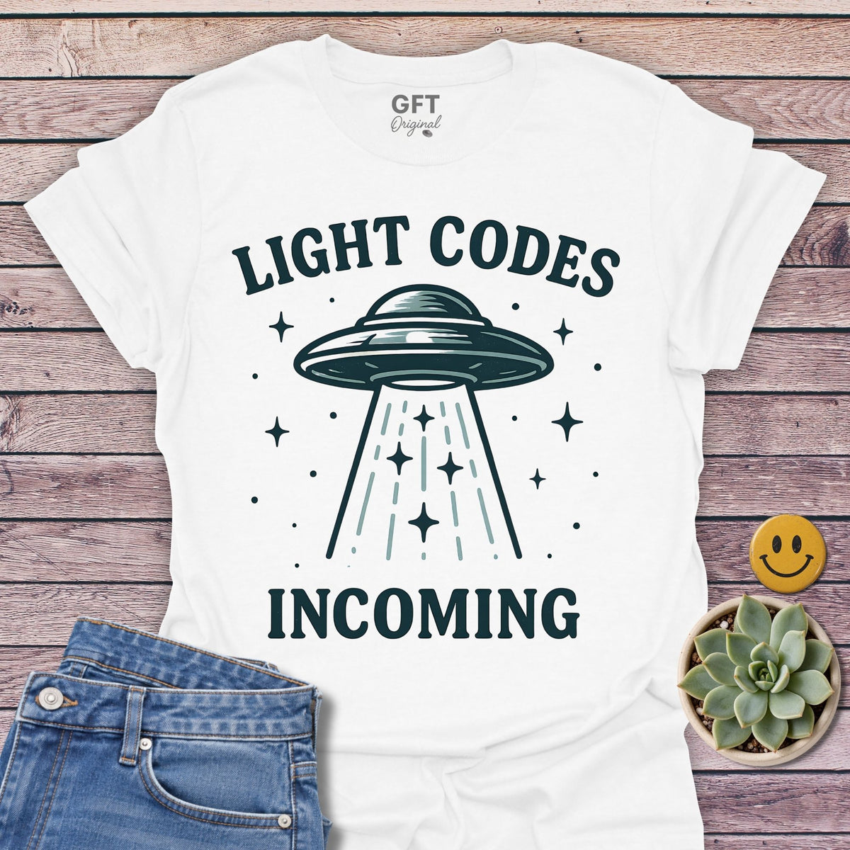 Light Codes Incoming - T-Shirt