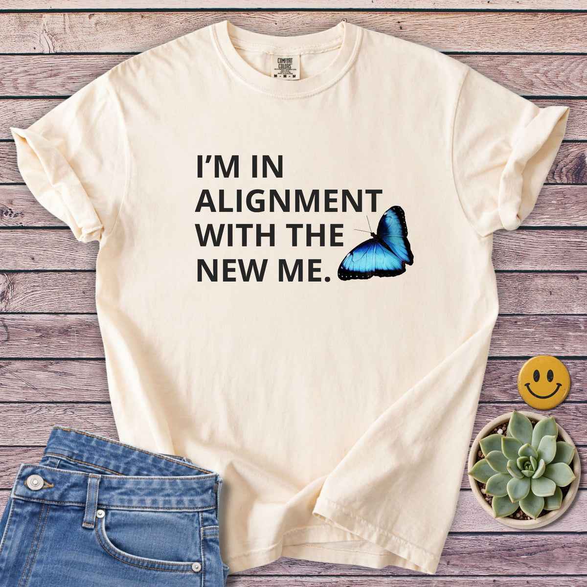 New Me T-Shirt in Ivory