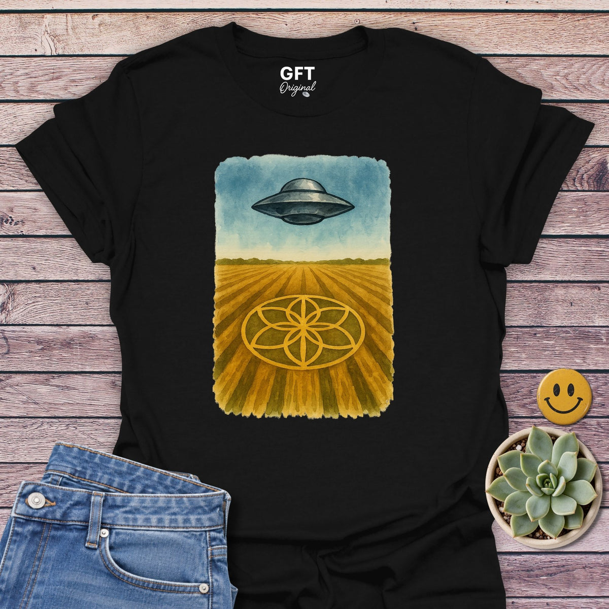 Galactic Seeds Classic Tee in Black