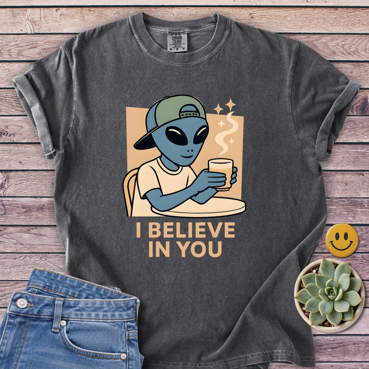 I Believe In You T-Shirt in Pepper