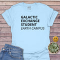Galactic Exchange Student Classic Tee in Light Blue