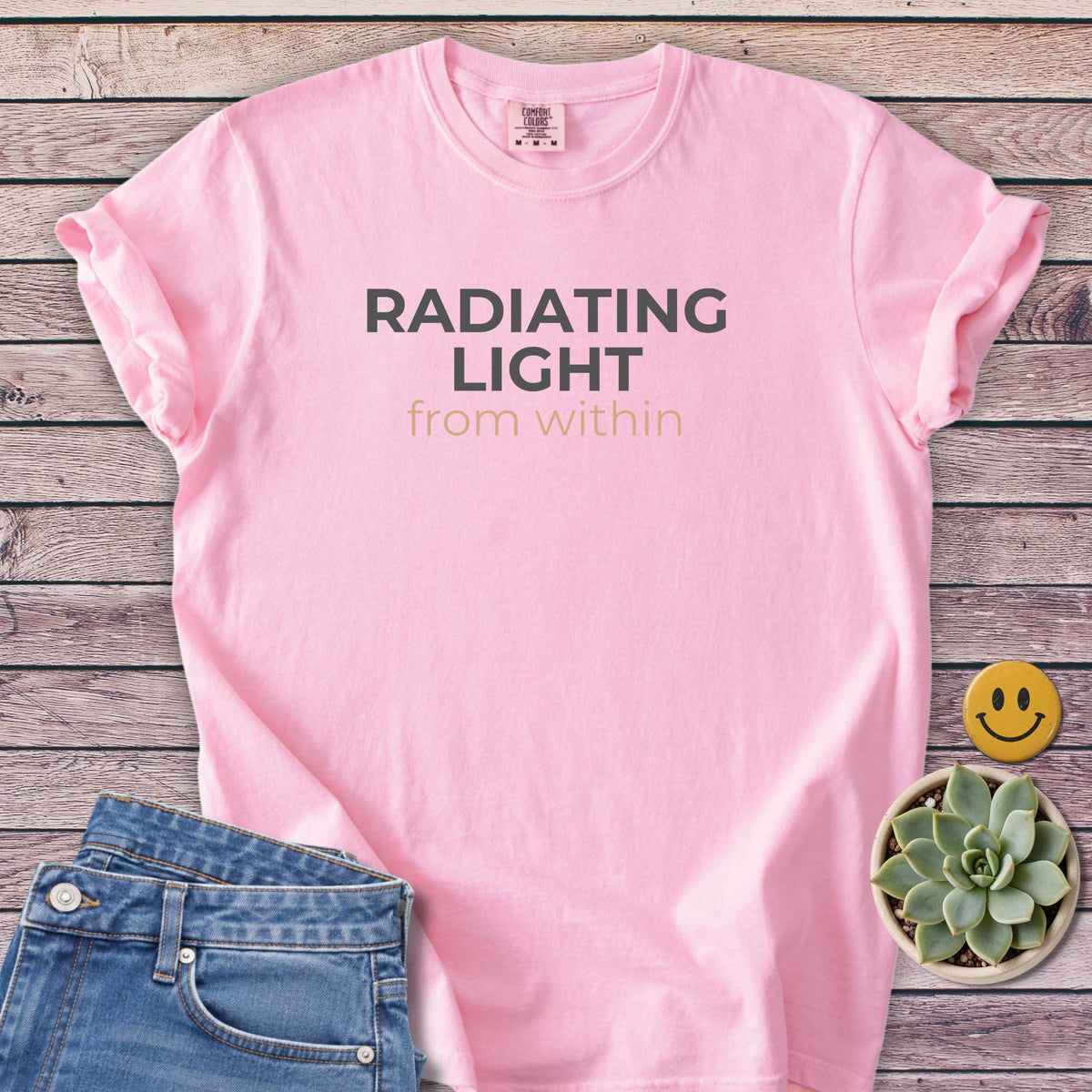 Radiating Light T-Shirt in Blossom