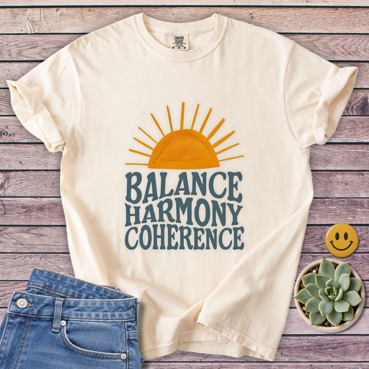 Balance Harmony T-Shirt in Ivory
