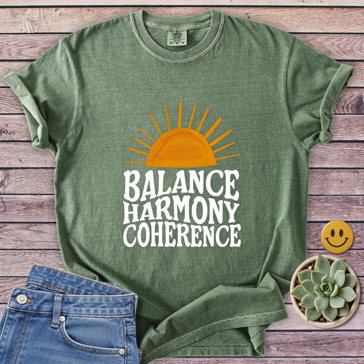 Balance Harmony T-Shirt in Moss