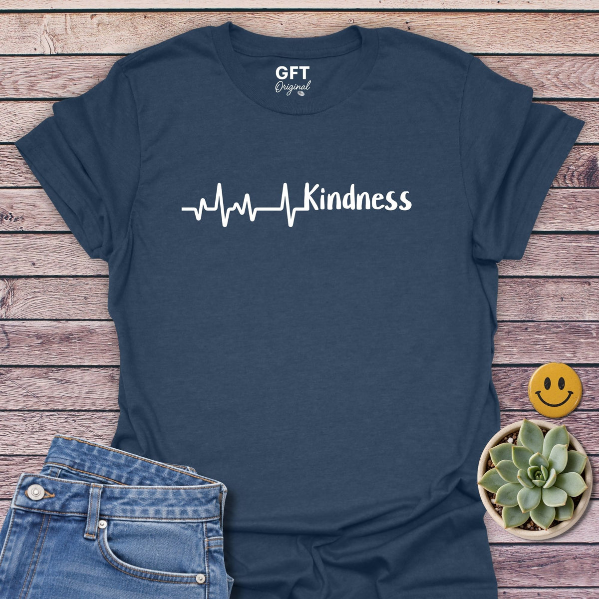 Heart Beat + Kindness T-Shirt