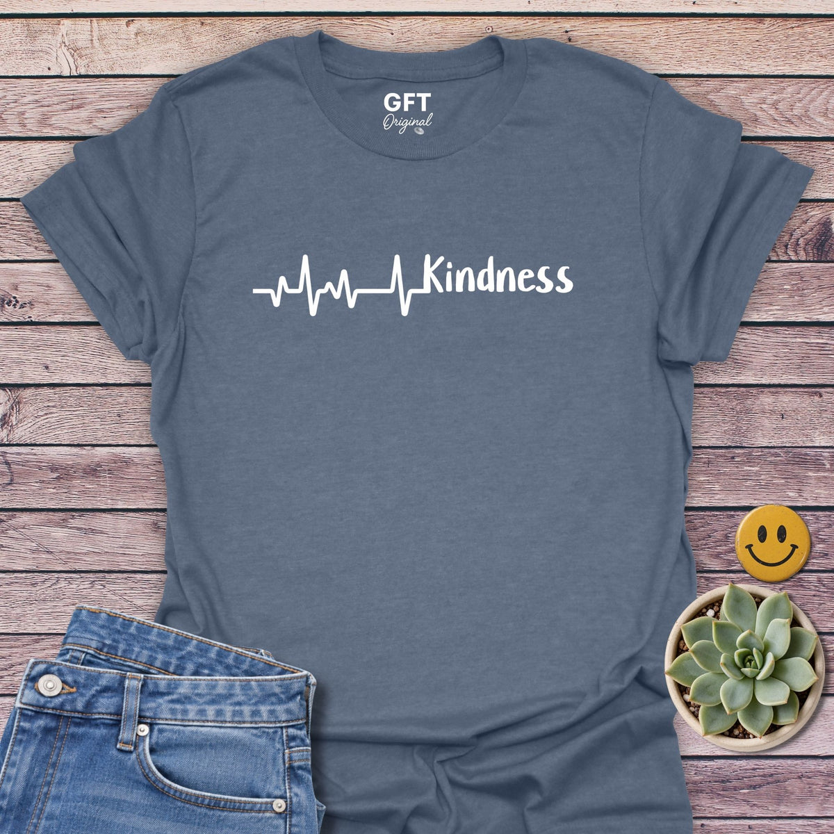 Heart Beat + Kindness T-Shirt