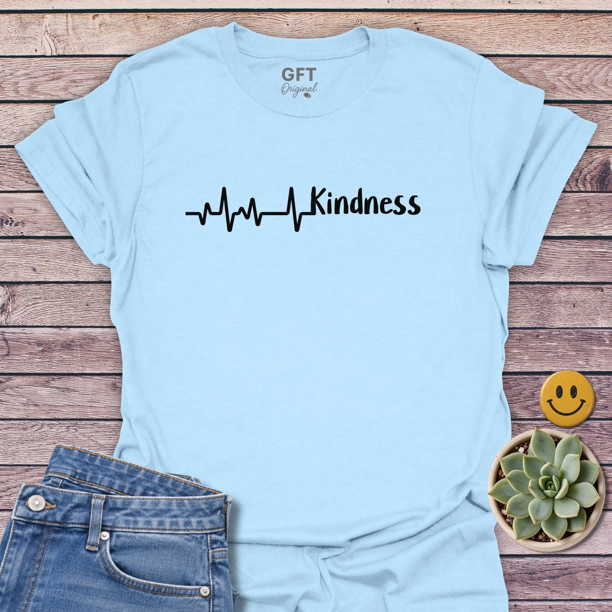 Heart Beat + Kindness T-Shirt