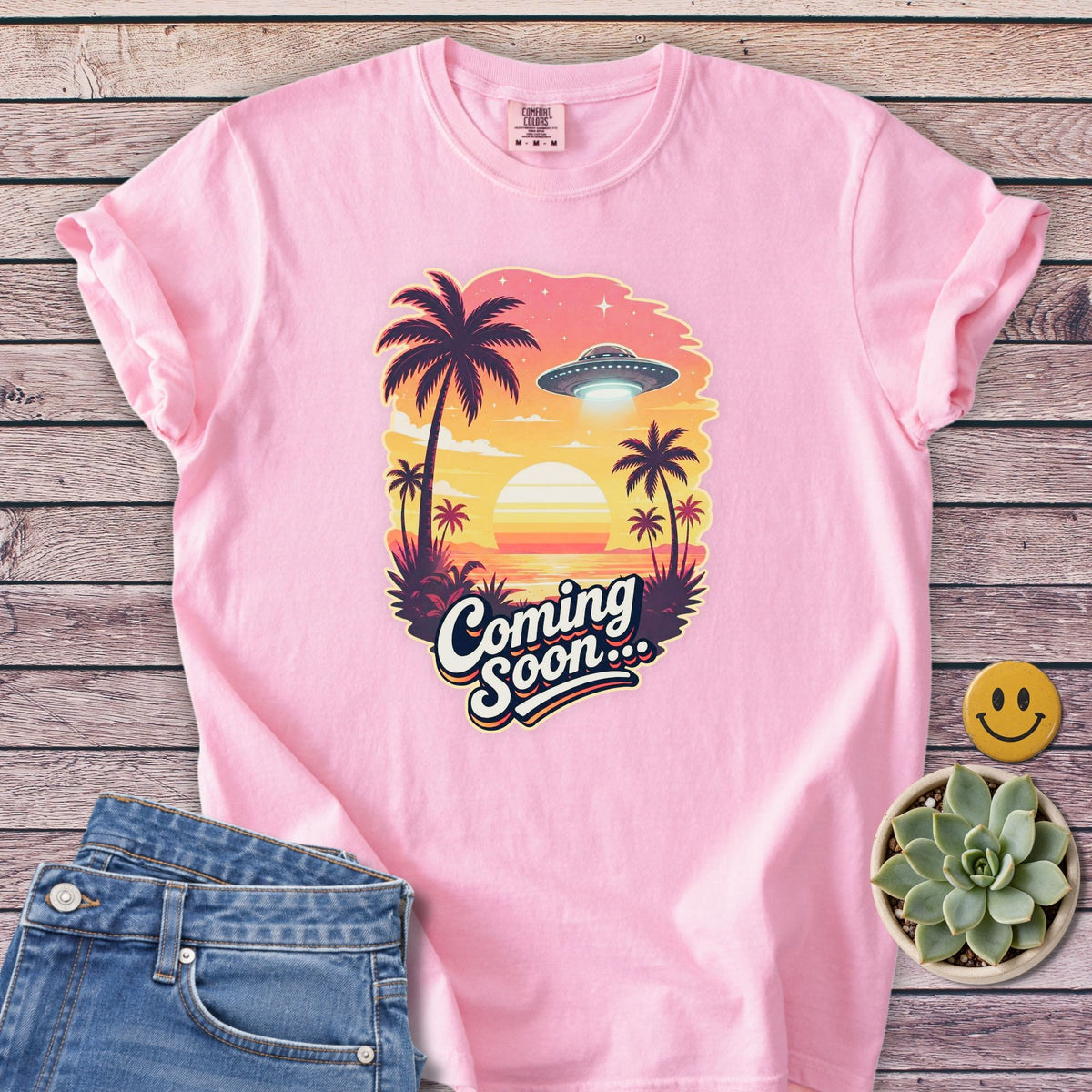 Coming Soon T-Shirt in Blossom