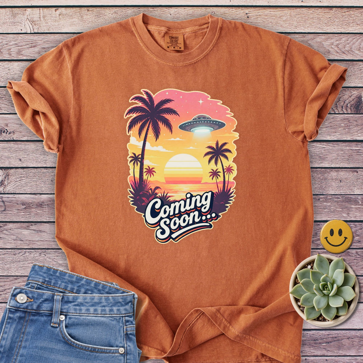 Coming Soon T-Shirt in Yam