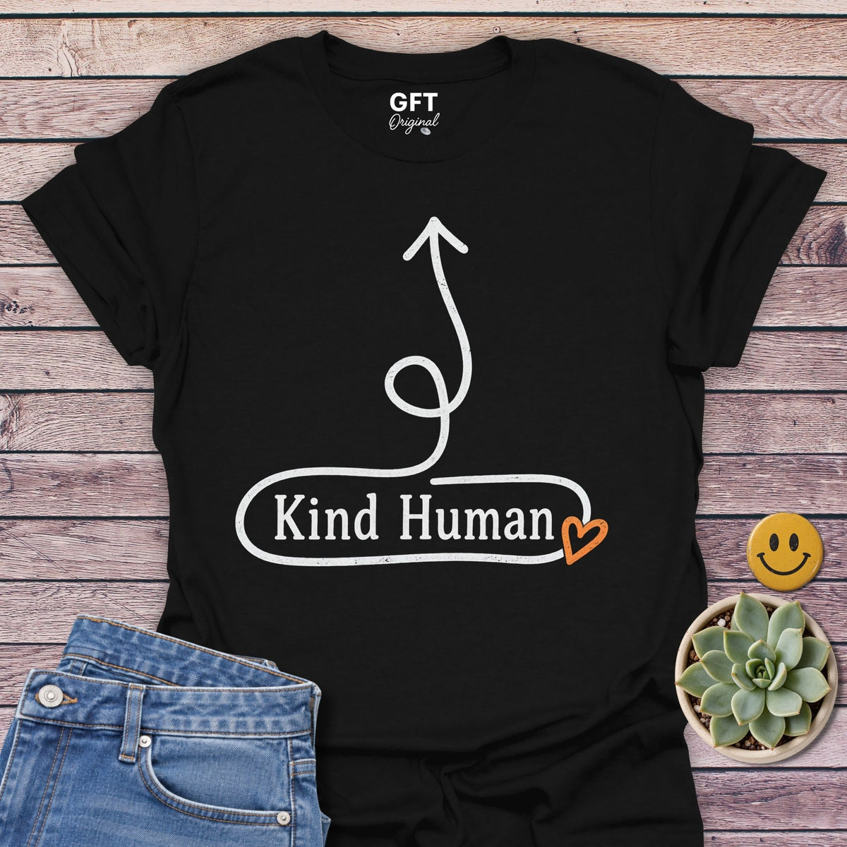 Kind Human Here T-Shirt
