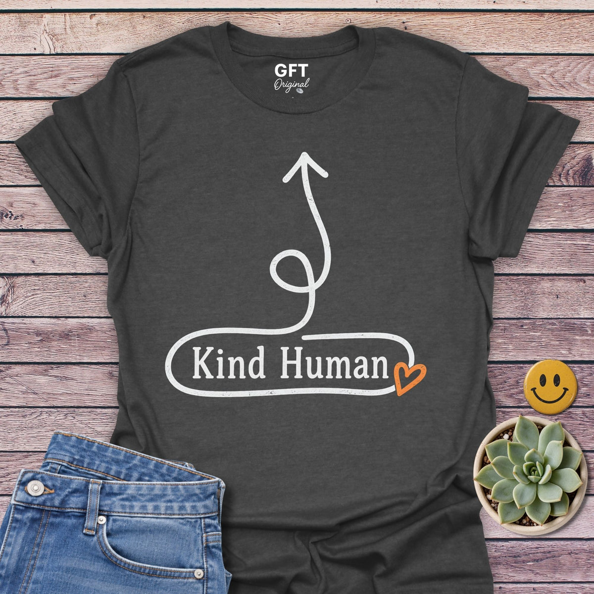 Kind Human Here T-Shirt