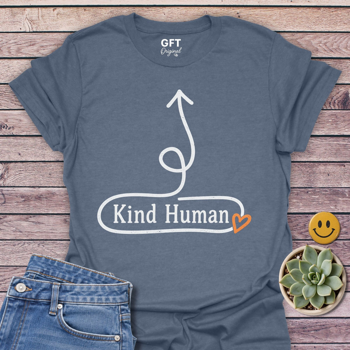 Kind Human Here T-Shirt