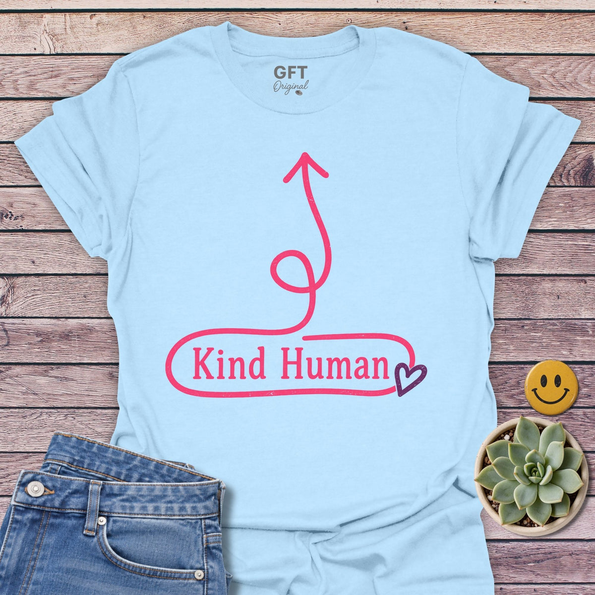 Kind Human Here T-Shirt