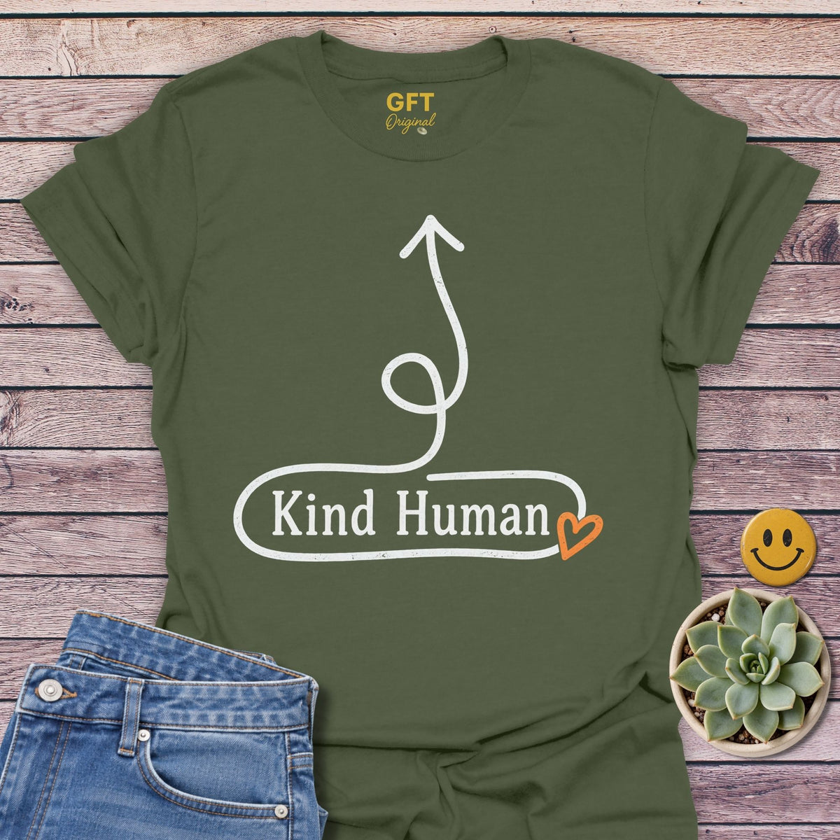 Kind Human Here T-Shirt