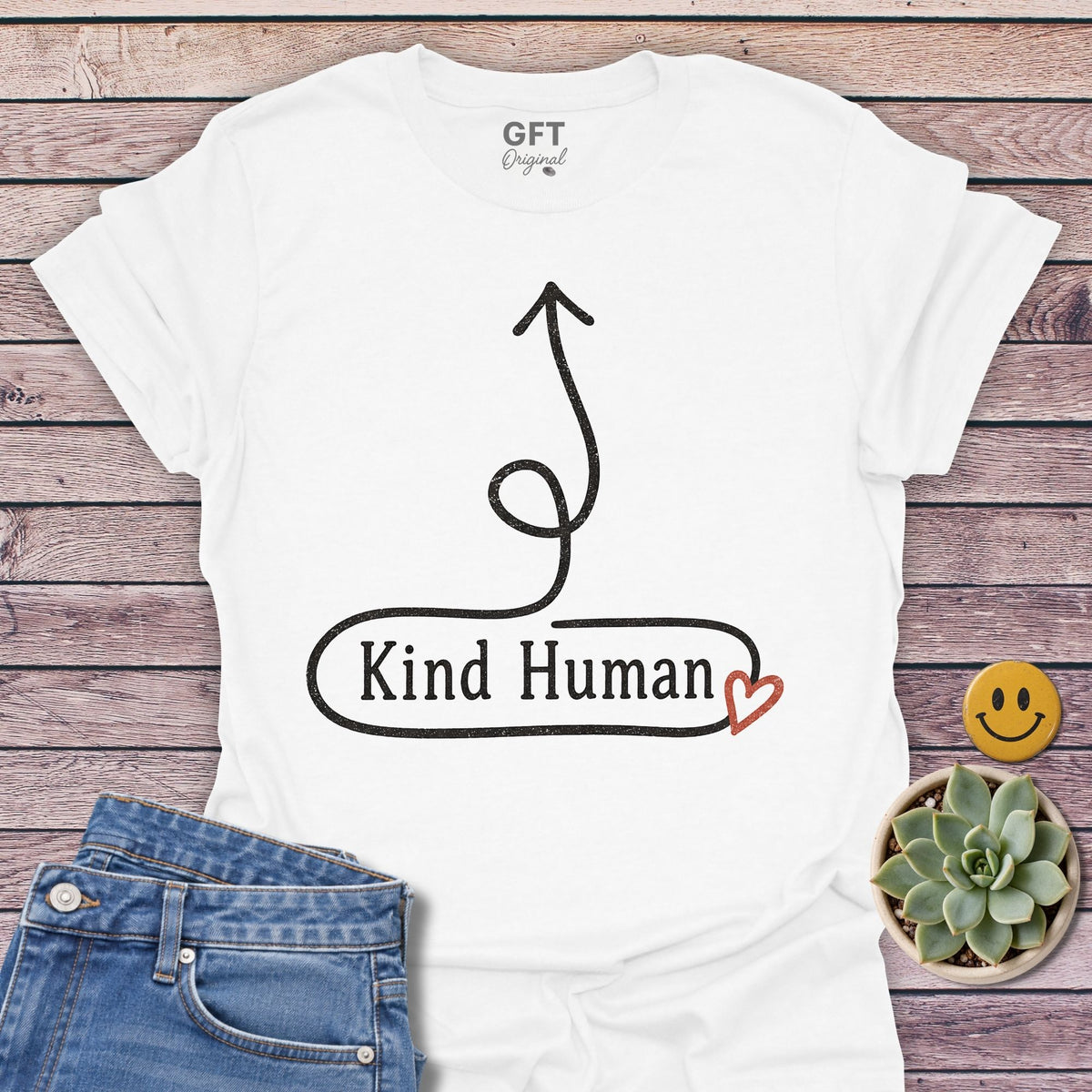 Kind Human Here T-Shirt