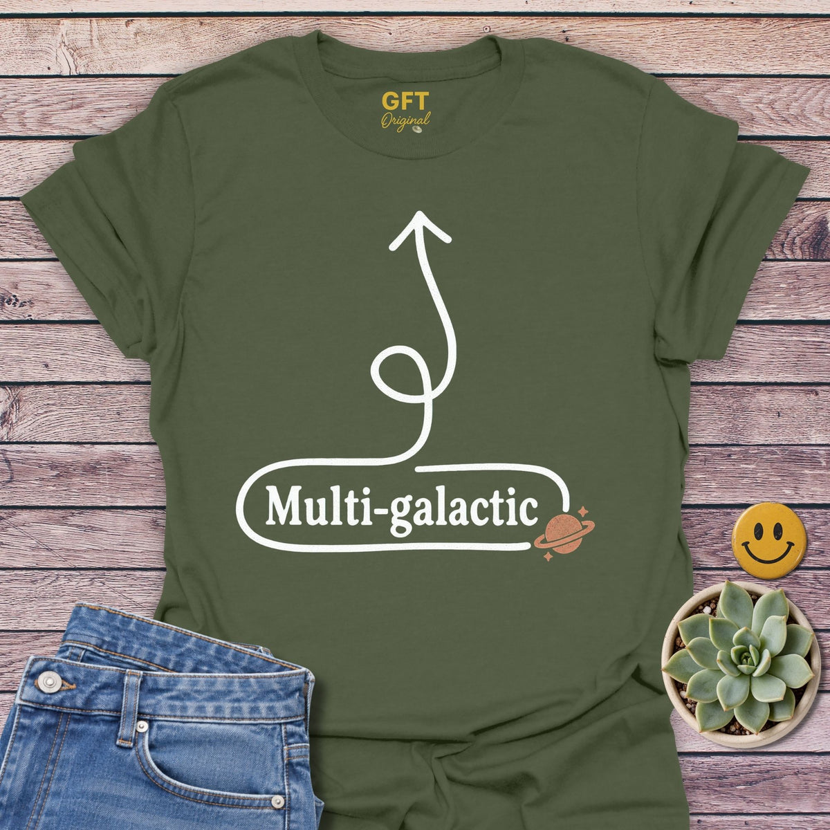 Multi-Galactic Here T-Shirt