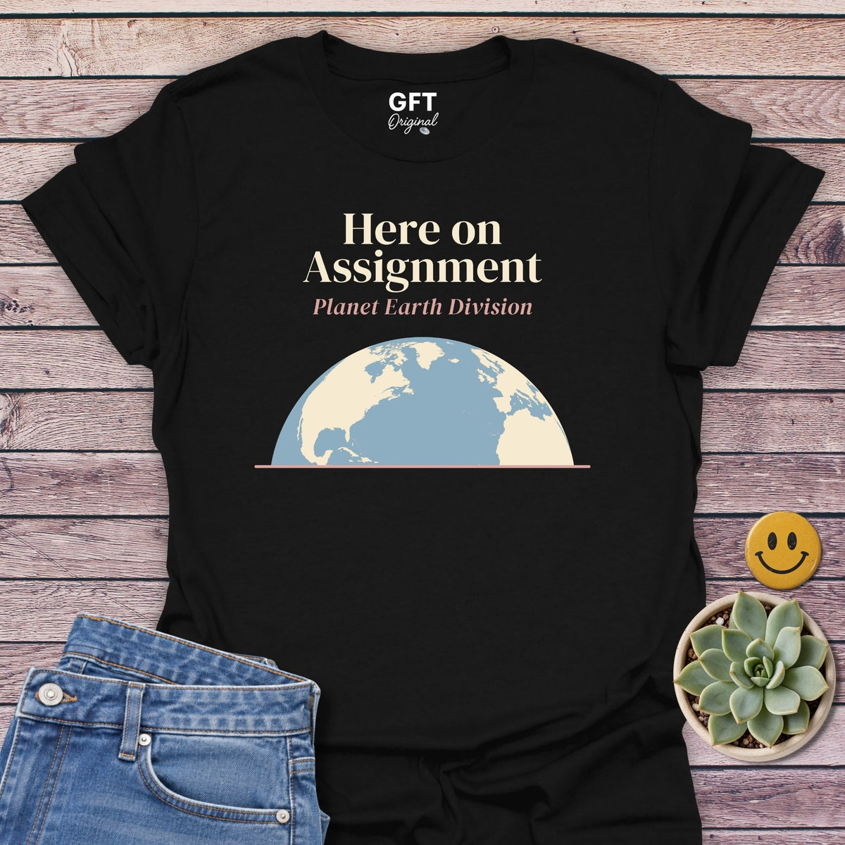 On Assignment T-Shirt in Black