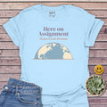 On Assignment T-Shirt in Light Blue
