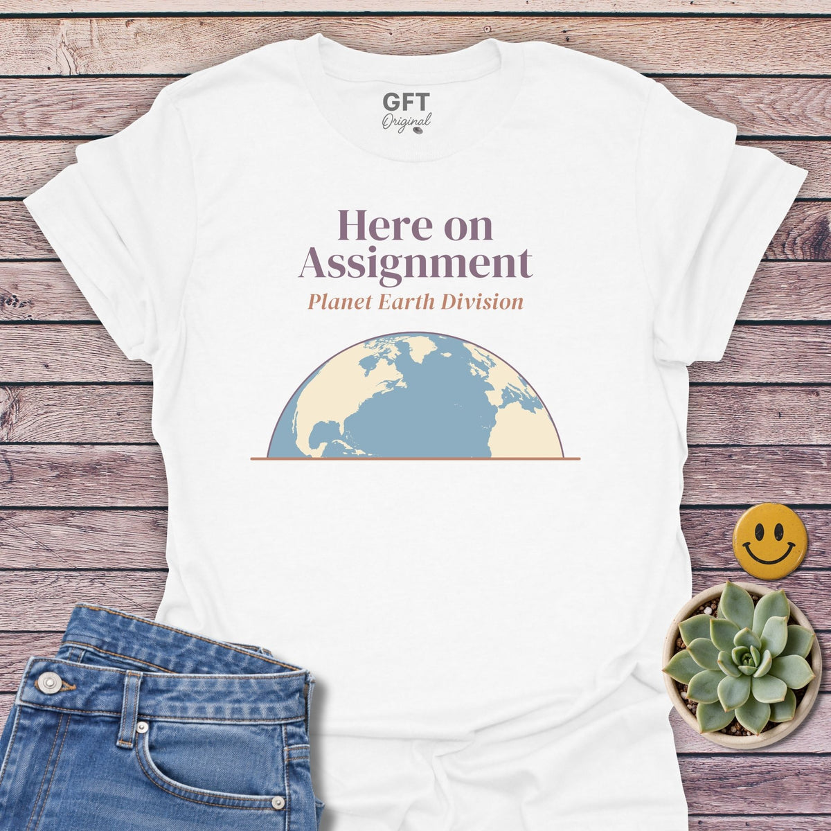 On Assignment T-Shirt in White