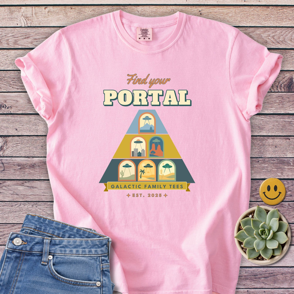 Find Your Portal T-Shirt in Blossom