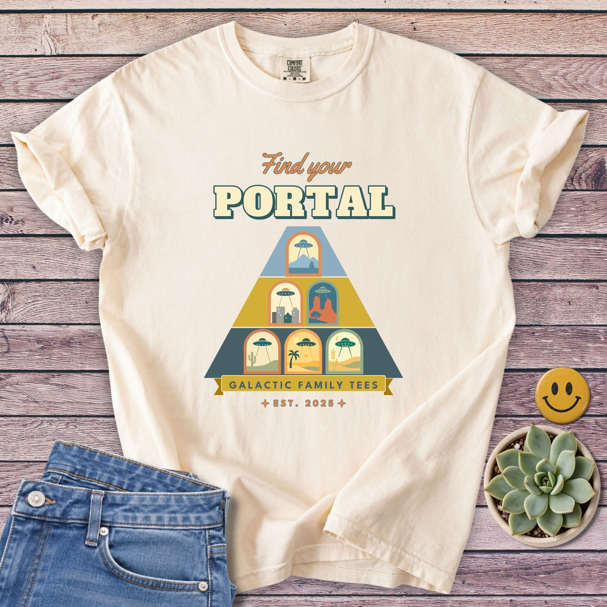 Find Your Portal T-Shirt in Ivory