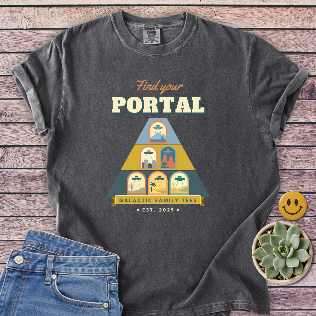 Find Your Portal T-Shirt in Pepper