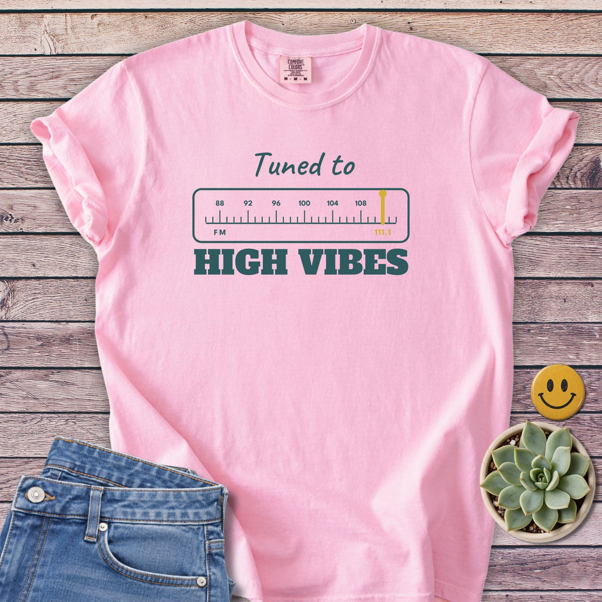 111.1 Vibes T-Shirt in Blossom