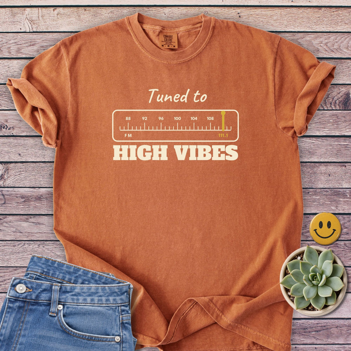 111.1 Vibes T-Shirt in Yam