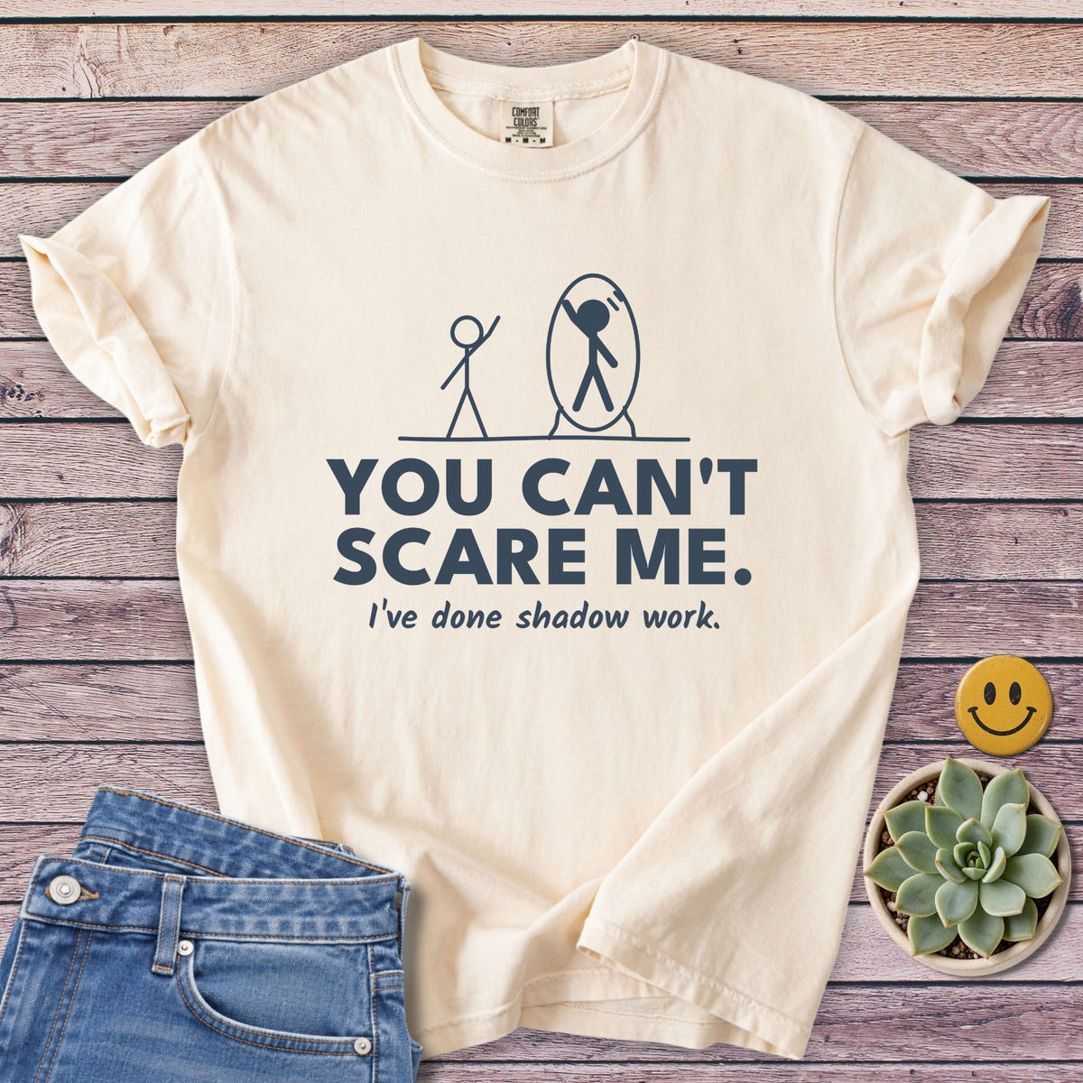 Shadow Work T-Shirt in Ivory