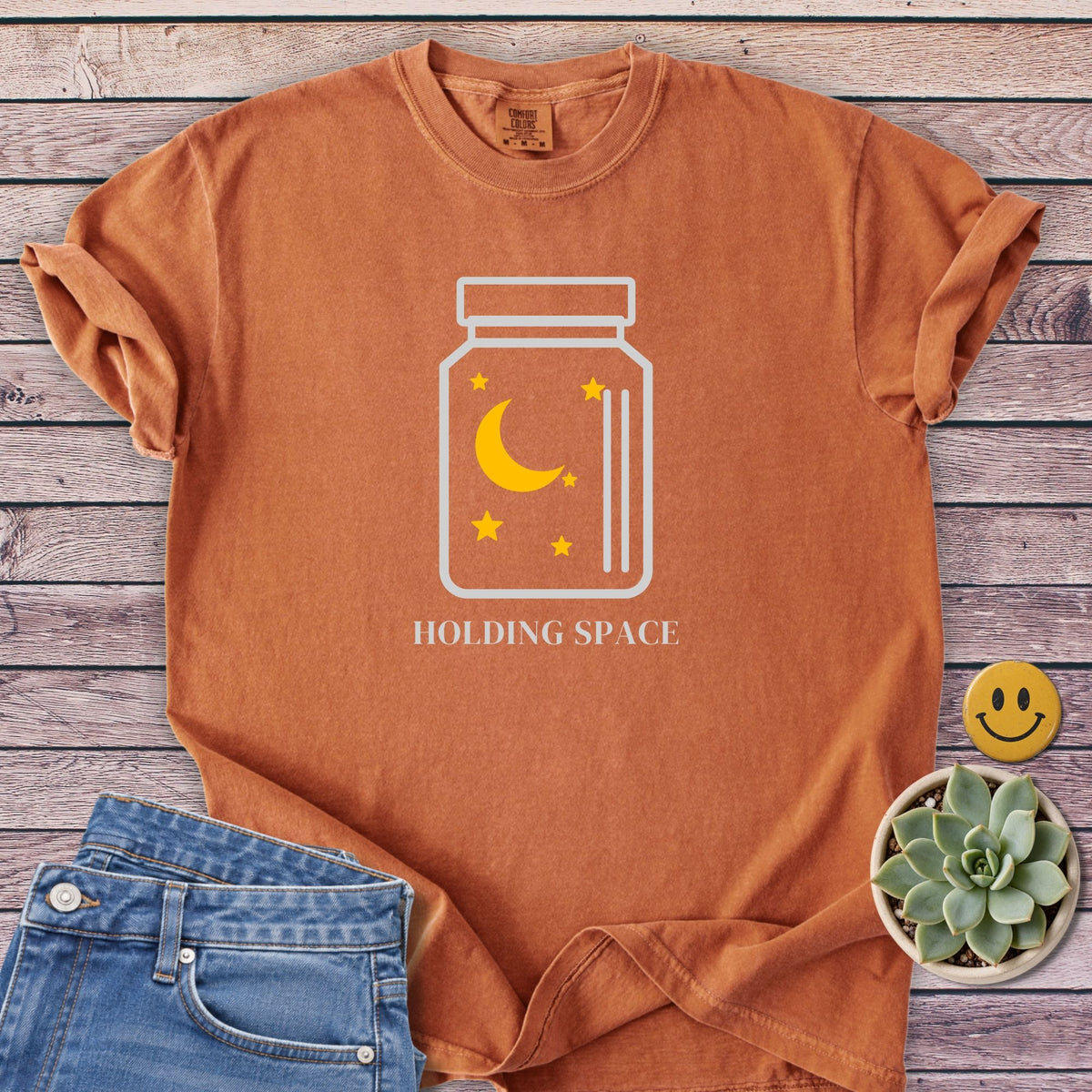 Holding Space T-Shirt in Yam
