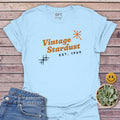 Vintage Stardust T-Shirt in Light Blue