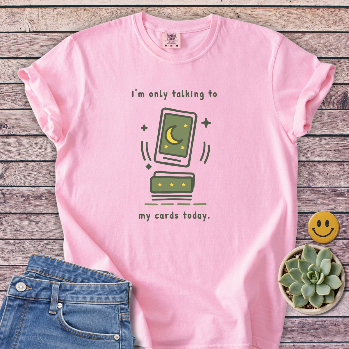 Only Cards Today T-Shirt in Blossom