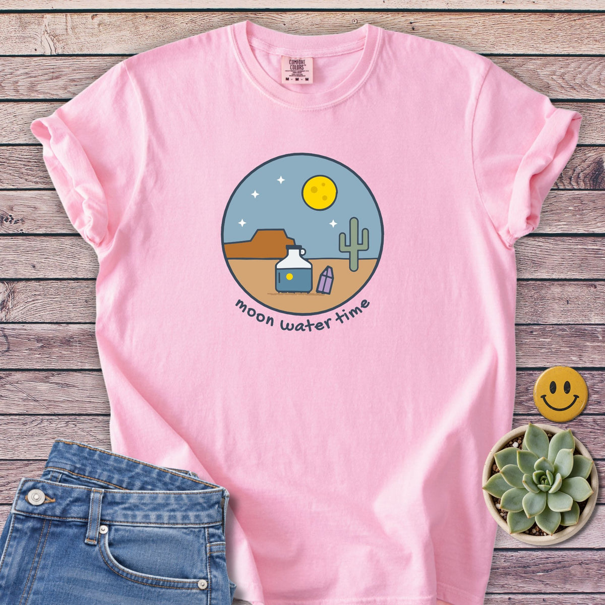 Moon Water Time T-Shirt in Blossom